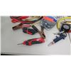 Image 2 : Jumper Cables, Tire Gauges, Voltage Circuit Testers, Box Cutters, etc.