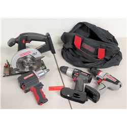 2 Craftsman 19V Circular Saw & 3 Craftsman Drivers/Drills