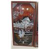 Image 2 : 4-Panel Oriental Asian Panels w/ Inlaid Mother of Pearl Details
