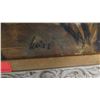 Image 2 : Framed Original Painting - Charles Levier, Two Ladies, Artist-Signed, Damaged Frame
