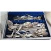 Image 2 : Naken's Anti Tarnish Silverware Chest w/ Flatware & Silverplate & Sterling Plates