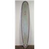 Image 1 : Hap Jacobs Longboard Surfboard, Single Fin, Light Blue & Red
