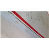 Image 8 : Hap Jacobs Longboard Surfboard, Single Fin, Light Blue & Red