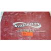 Image 2 : Infinity Cluster Longboard Surfboard, Single-Fin, Red White