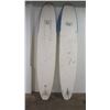 Image 8 : Qty 2 ST Longboard Surfboards, Single Fin, White & Blue