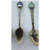Image 4 : Qty 8 Souvenir Spoons, Hawaii 5-0 Key Chain, Misc Coins, etc