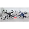 Image 1 : Qty 2 Drones - Sky Riders & Bugs 4 Propeller w/ Cameras