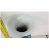 Image 10 : Large 23" White Blue Porcelain Vase - Oriental Scene