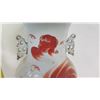 Image 3 : Large 17" White Red Porcelain Oriental Vase w/ Dragon