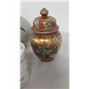 Image 3 : Ching Dynasty Teapot & Cups w/ Certification Documents, Misc. Asian Vase, etc.