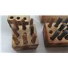 Image 3 : Qty 6 Wooden Cases w/ Die Set Hand-Lettering Tools