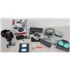 Image 1 : Canon EOS Rebel T11 Camera, Bose Blue Headphones, Pioneer Speaker, Cameras, etc