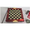 Image 2 : Oriental Chess Board, Jade (or natural stone) Frog, Beijing Opera Mask Set, Metal Cup