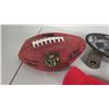 Image 2 : Qty 2 Skateboards - Red & Black Hawaiian Print, Autographed Football