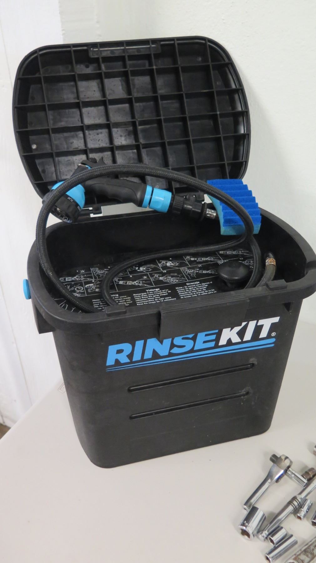 Portable Outdoor Shower/Rinse Kit, Folding Hand Truck, Saddle Bags ...