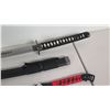 Image 8 : Qty 3 Swords, Knives, Katana Swords (2 w/ Sheaths)
