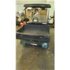 Image 2 : Two-Seater Golf Cart w/ Yamaha Utility Box, Adventurer One (no charger, batteries dead, untested)