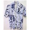 Image 1 : Vintage Aloha Shirt - Tropicana Hawaii, Blue & White, Size Unknown
