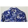 Image 2 : Vintage Aloha Shirt - Sears Hawaii, Blue White, Size Unknown