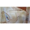 Image 4 : Vintage Aloha Shirt - Mele Mele Honolulu, Tan & Blue Paisley, Sz M