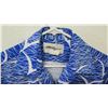 Image 2 : Vintage Aloha Shirt - Tori Richard Honolulu, Blue & White, Sz M