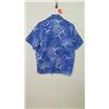 Image 7 : Vintage Aloha Shirt - Tori Richard Honolulu, Blue & White, Sz M