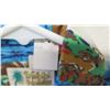 Image 3 : Vintage Aloha Shirt - Waikiki Holiday, Blue Green, Sz M
