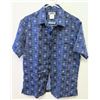 Image 1 : Vintage Aloha Shirt - Tori Richard Honolulu, Blue & White, Sz M