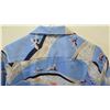 Image 10 : Vintage Aloha Shirt - Mark Raysten (Div. of Malihini) Blue White w/Cranes, Sz M