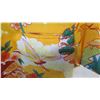 Image 4 : Vintage Aloha Shirt - Orange & Yellow w/Crane Motif, No Tags, Size Unknown