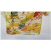 Image 8 : Vintage Aloha Shirt - Orange & Yellow w/Crane Motif, No Tags, Size Unknown