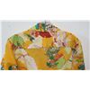 Image 9 : Vintage Aloha Shirt - Orange & Yellow w/Crane Motif, No Tags, Size Unknown