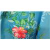 Image 4 : Vintage Aloha Shirt - Blue w/ Red Hibiscus, No Tags, Size Unknown