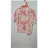 Image 7 : Vintage Aloha Shirt - Red & White w/ Cranes, No Tags, Size Unknown