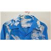 Image 2 : Vintage Aloha Shirt - Blue & White 88084 Hibiscus Print, No Tags, Size Unknown