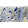 Image 3 : Vintage Aloha Print Shirt - Blue w/ White Abstract Print, No Tags, Size Unknown