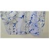 Image 7 : Vintage Aloha Print Shirt - Blue w/ White Abstract Print, No Tags, Size Unknown