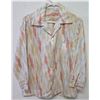 Image 1 : Vintage Multicolored Abstract Print Long Sleeve Shirt