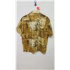 Image 7 : Vintage Shirt - Brown Yellow Tones, Asian Scenes, No Tags, Size Unknown