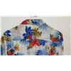 Image 11 : Vintage Aloha Shirt - Blue & Red Floral Print, No Tags, Size Unknown