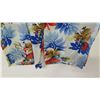 Image 4 : Vintage Aloha Shirt - Blue & Red Floral Print, No Tags, Size Unknown