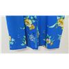 Image 6 : Vintage Aloha Shirt - Blue w/ Yellow Hibiscus, No Tags, Size Unknown