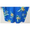 Image 8 : Vintage Aloha Shirt - Blue w/ Yellow Hibiscus, No Tags, Size Unknown