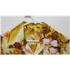 Image 2 : Vintage Aloha Shirt - Brown w/ Pink Hibiscus, No Tags, Size Unknown