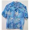 Image 1 : Vintage Hawaii Blue Tones & White Cranes, No Tags, Size Unknown