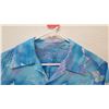Image 2 : Vintage Hawaii Blue Tones & White Cranes, No Tags, Size Unknown