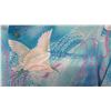 Image 3 : Vintage Hawaii Blue Tones & White Cranes, No Tags, Size Unknown