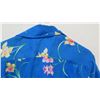 Image 7 : Vintage Aloha Shirt - Blue w/Orchids, No Tags, Size Unknown