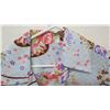 Image 2 : Vintage Shirt - Lt Blue Asian Inspired Floral Print, No Tags, Size Unknown