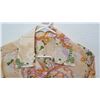 Image 2 : Vintage Shirt - Tan Asian Inspired Floral Print, No Tags, Size Unknown